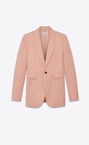 Grain de poudre jacket with notched collar